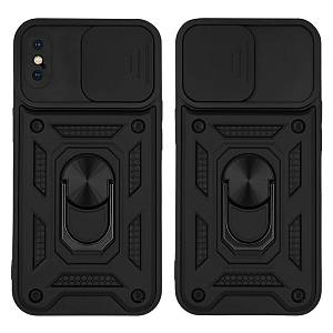 Θήκη Ring Armor CamPro Sonique για Apple iPhone X / iPhone XS Μαύρο