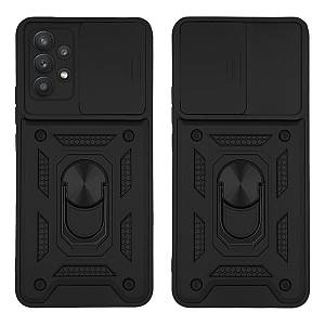 Θήκη Ring Armor CamPro Sonique για Samsung Galaxy A32 4G Μαύρο