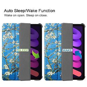 Θήκη Tablet Smartcase Slim Sonique για Apple iPad mini 2021 8.3 6th Gen / iPad mini 2024 8.3 7th Gen Sakura