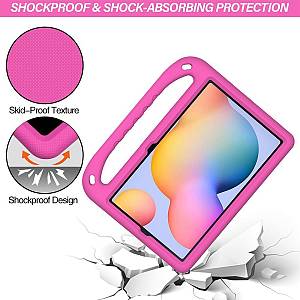 Θήκη Tablet Sonique Jazzy Kidsafe με Χειρολαβή για Samsung Galaxy TAB S6 LITE 10.4 P610/P615 Φούξια