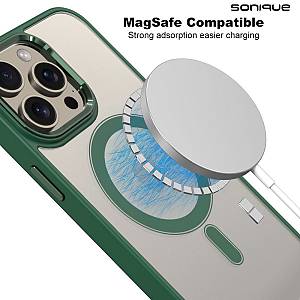 Θήκη Magnetic MagMetal Sonique Apple iPhone 12 Pro Max Πράσινο