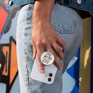 Pop Holder Sonique Liquid Cartoon Beige Bear