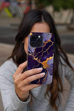 Θήκη Sonique Marble Series για Apple iPhone XS MAX Μωβ