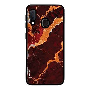 Θήκη Sonique Marble Series για Samsung Galaxy A20e Κόκκινο