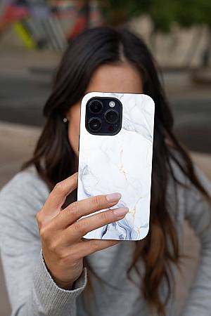 Θήκη Sonique Marble Series για Xiaomi Redmi Note 8 / Redmi Note 8 2021 Λευκό 02