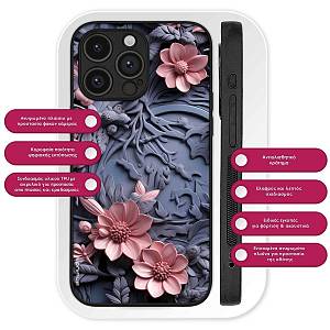 Θήκη Sonique 3D Flower Series για Apple iPhone 13 Pro Ροζ 02
