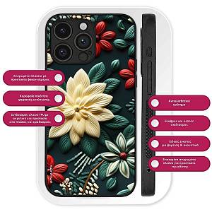 Θήκη Sonique 3D Flower Series για Apple iPhone 13 Pro Max Πράσινο