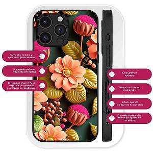 Θήκη Sonique 3D Flower Series για Apple iPhone 14 Σομόν