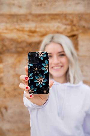 Θήκη Sonique 3D Flower Series για Apple iPhone 14 Plus Γαλάζιο