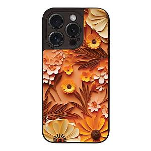 Θήκη Sonique 3D Flower Series για Apple iPhone 15 Pro Πορτοκαλί