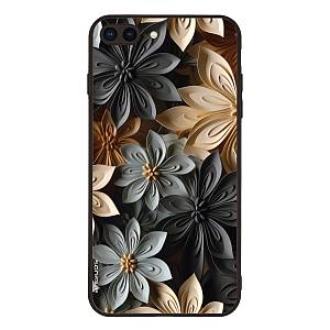 Θήκη Sonique 3D Flower Series για Apple iPhone 7 Plus / iPhone 8 Plus Γκρι