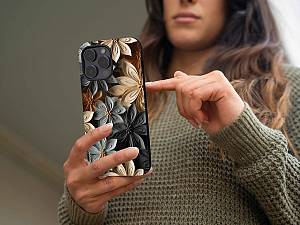 Θήκη Sonique 3D Flower Series για Apple iPhone X / iPhone XS Γκρι