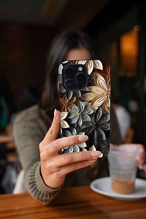 Θήκη Sonique 3D Flower Series για Samsung Galaxy A14 4G / Galaxy A14 5G Γκρι