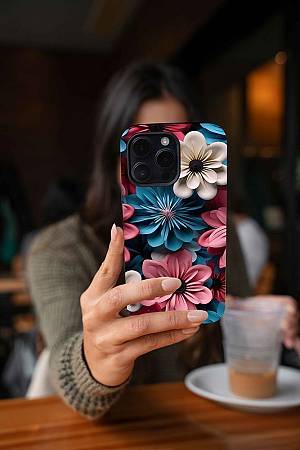 Θήκη Sonique 3D Flower Series για Apple iPhone 12 Pro Ροζ 01