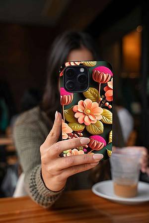 Θήκη Sonique 3D Flower Series για Realme C67 4G Σομόν