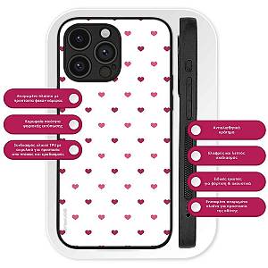 Θήκη Sonique Heart Series για Apple iPhone 14 Λευκό 01