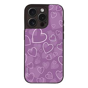 Θήκη Sonique Heart Series για Apple iPhone 15 Pro Βιολετί