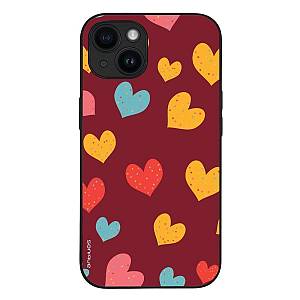 Θήκη Sonique Heart Series για Apple iPhone 14 Μπορντώ