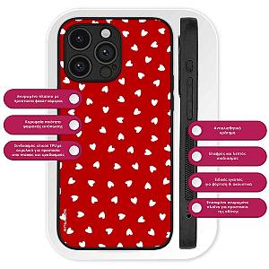 Θήκη Sonique Heart Series για Samsung Galaxy A20e Κόκκινο