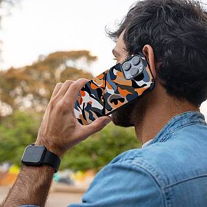 Θήκη Sonique Camouflage Army Series για Apple iPhone 12 Pro Πορτοκαλί