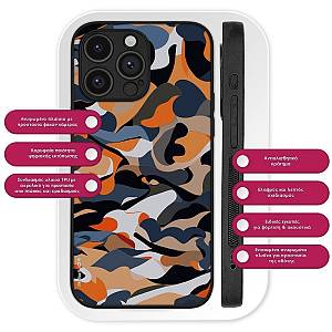 Θήκη Sonique Camouflage Army Series για Apple iPhone 15 Πορτοκαλί