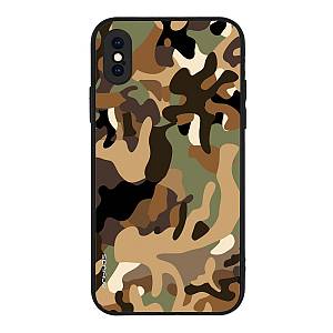 Θήκη Sonique Camouflage Army Series για Apple iPhone X / iPhone XS Καφέ