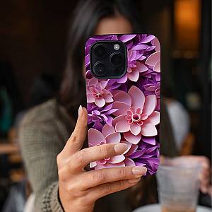 Θήκη Sonique 3D Flower Series για Samsung Galaxy A26 5G Ροζ