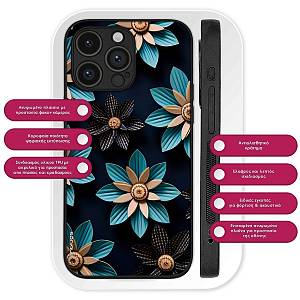 Θήκη Sonique 3D Flower Series για Samsung Galaxy A56 5G Γαλάζιο