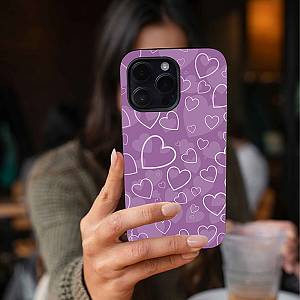 Θήκη Sonique Heart Series για Realme 10 4G Βιολετί