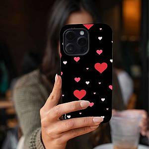 Θήκη Sonique Heart Series για Realme 12 5G / Realme 12x Μαύρο
