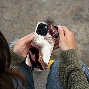 Θήκη Sonique Marble Series για VIVO Y74s / VIVO Y76 5G Μπορντώ