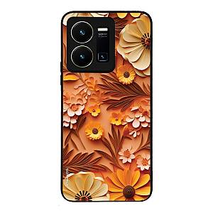 Θήκη Sonique 3D Flower Series για VIVO Y35 4G / VIVO Y22 / VIVO Y22S Πορτοκαλί