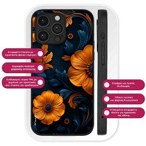 Θήκη Sonique 3D Flower Series για Google Pixel 8 5G Πορτοκαλί 01