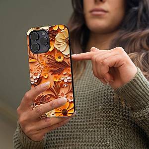 Θήκη Sonique 3D Flower Series για Google Pixel 9 5G Πορτοκαλί