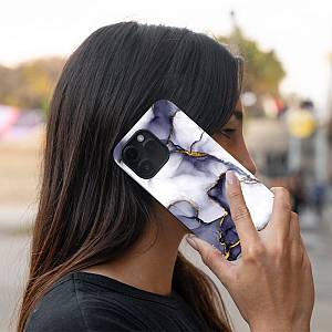 Θήκη Sonique Marble Series για Oppo A38 Μωβ Γκρι