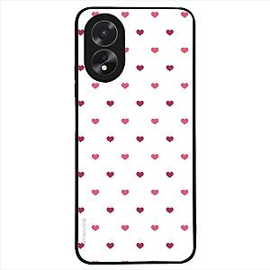 Θήκη Sonique Heart Series για Oppo A38 Λευκό 01