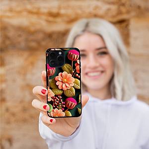 Θήκη Sonique 3D Flower Series για OnePlus Nord CE 4 Lite 5G Σομόν