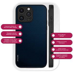 Θήκη Sonique Carbon Series για Samsung Galaxy A50 / Galaxy A50S / Galaxy A30S Μπλε