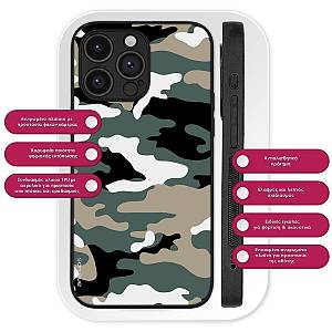 Θήκη Sonique Camouflage Army Series για OnePlus 12R 5G Χακί