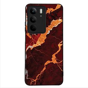 Θήκη Sonique Marble Series για Realme C75 4G Κόκκινο