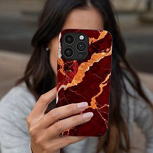Θήκη Sonique Marble Series για Realme C75 4G Κόκκινο