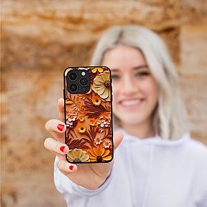Θήκη Sonique 3D Flower Series για Realme 14 Pro 5G Πορτοκαλί