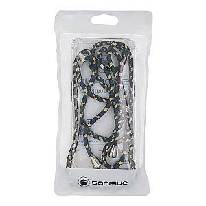 Θήκη Σιλικόνης με Κορδόνι Sonique Armor Clear Honor 200 Pro 5G Rainbow Πράσινο