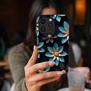 Θήκη Sonique 3D Flower Series για Google Pixel 9a 5G Γαλάζιο