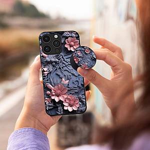 Pop Holder Sonique 3D Flower Series Ροζ 02