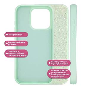 Θήκη Lux Diamond Sonique Apple iPhone 13 Pro Max Βεραμάν