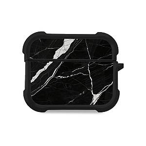 Θήκη Σιλικόνης Sonique Marble Series για AirPods Pro / Pro 2 Μαύρο
