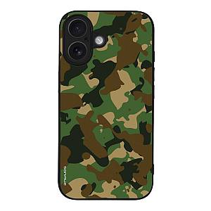Θήκη Sonique Camouflage Army Series για Apple iPhone 16 Πράσινο