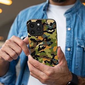 Θήκη Sonique Camouflage Army Series για Apple iPhone 16 Πράσινο 01