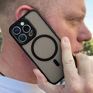 Θήκη Magnetic MagMatte Lens Sonique Apple iPhone 15 Μαύρο